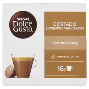 NESCAFÉ DOLCE GUSTO Cortado Espresso Macch Caffè 16 Capsule Compatibili Nescafé Dolce Gusto 100,8g